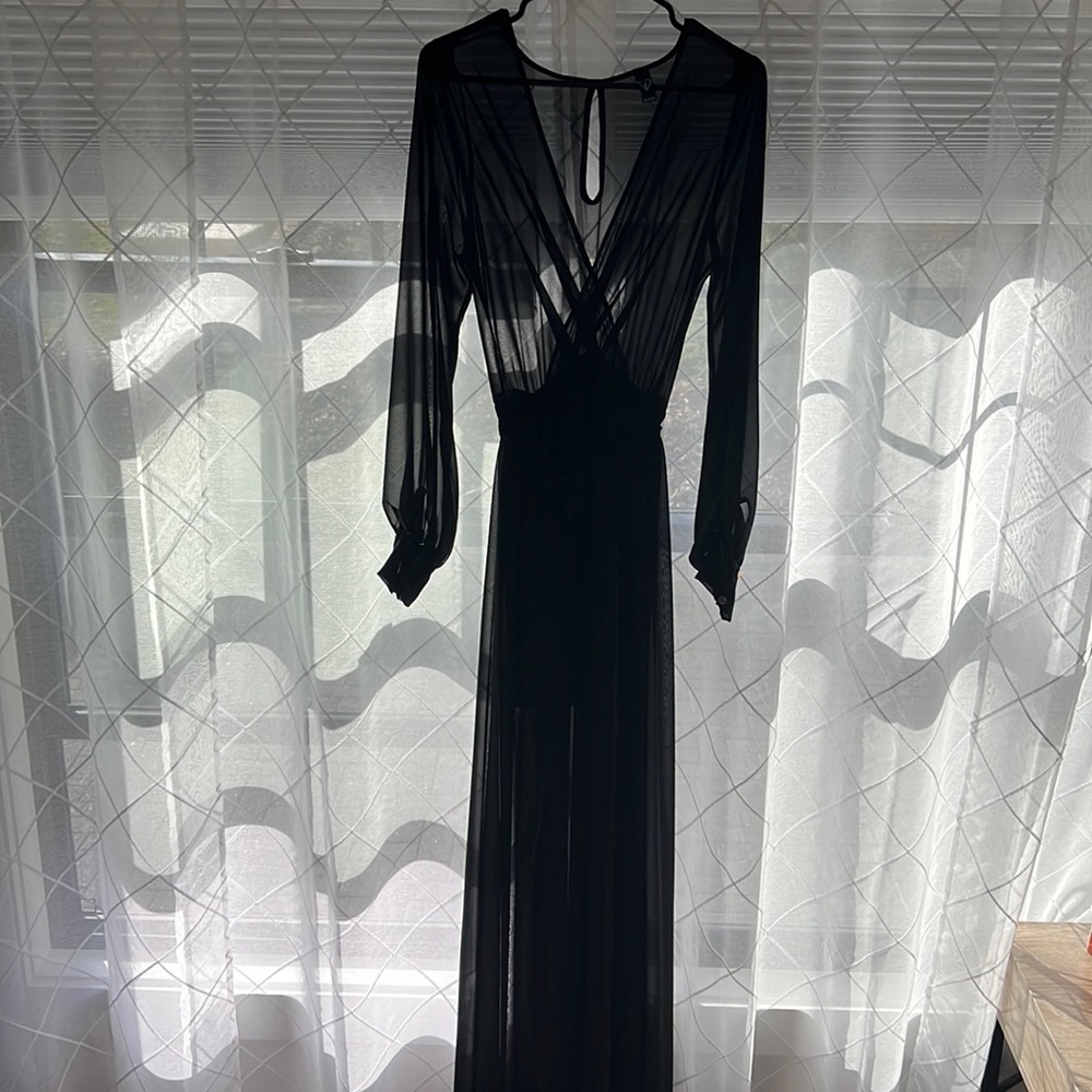 Windsor wrap maxi dress